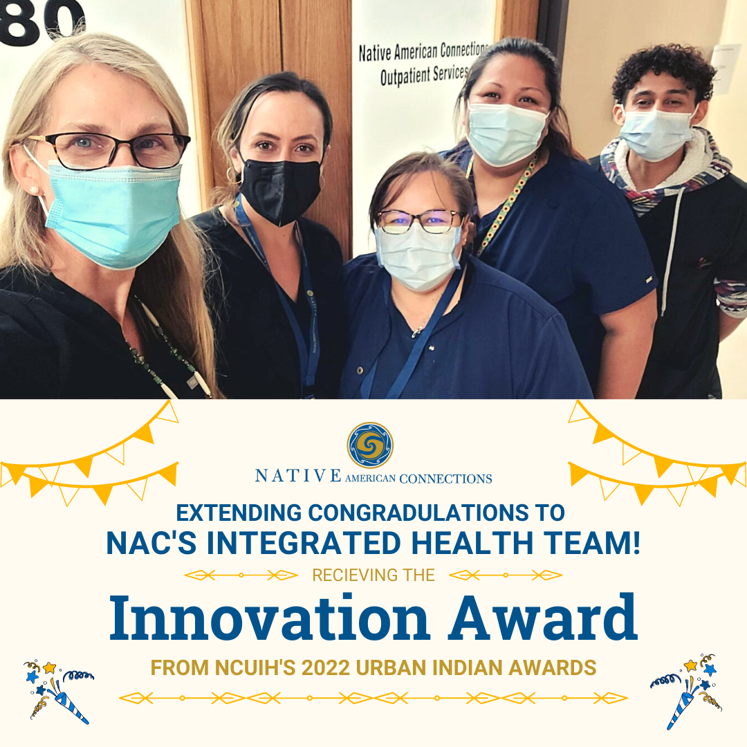 Congratulations to the NAC Integrated Health team on their 2022 UIO Innovation Award!